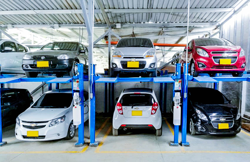 家中沒(méi)有車庫(kù)？機(jī)械式立體車庫(kù)將是你最好的選擇！